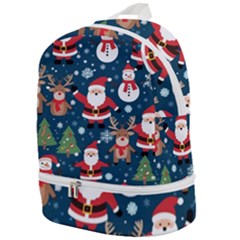 Christmas Decoration Zip Bottom Backpack by Ravend