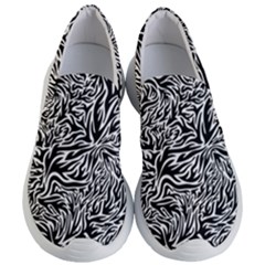 Flames Fire Pattern Digital Art Women s Lightweight Slip Ons by Ravend