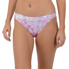 Valentine Background Hearts Bokeh Band Bikini Bottoms by Ravend