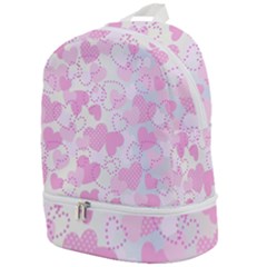 Valentine Background Hearts Bokeh Zip Bottom Backpack by Ravend