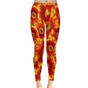 Gerbera Flowers Blossom Bloom Inside Out Leggings View3