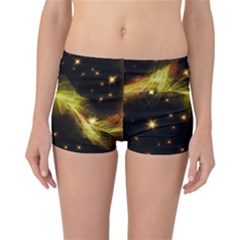 Particles Vibration Line Wave Reversible Boyleg Bikini Bottoms by Amaryn4rt