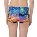 Eiffel Tower Starry Night Print Van Gogh Boyleg Bikini Bottoms View2