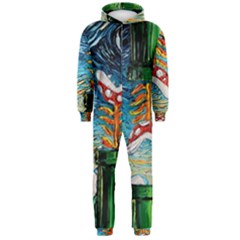 Cartoon Game Games Starry Night Doctor Who Van Gogh Parody Hooded Jumpsuit (men) by Modalart