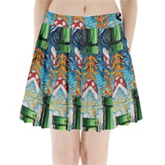 Cartoon Game Games Starry Night Doctor Who Van Gogh Parody Pleated Mini Skirt by Modalart