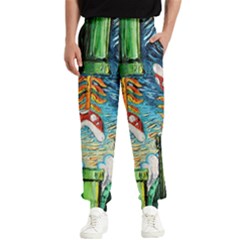 Cartoon Game Games Starry Night Doctor Who Van Gogh Parody Men s Elastic Waist Pants by Modalart