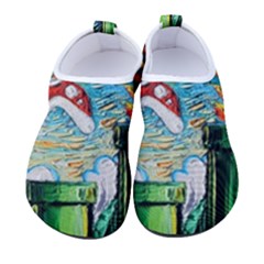 Cartoon Game Games Starry Night Doctor Who Van Gogh Parody Men s Sock-style Water Shoes by Modalart