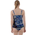 Mosaic Art Vincent Van Gogh Starry Night Twist Front Tankini Set View2