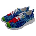 Cartoon Dog Starry Night Van Gogh Parody Women Athletic Shoes View2