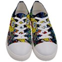 Art Cartoon Starry Night Van Gogh Men s Low Top Canvas Sneakers View1