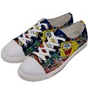 Art Cartoon Starry Night Van Gogh Men s Low Top Canvas Sneakers View2