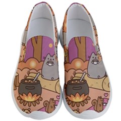 Pusheen Cute Fall The Cat Men s Lightweight Slip Ons by Modalart