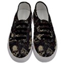 Grunge Seamless Pattern With Skulls Men s Classic Low Top Sneakers View1