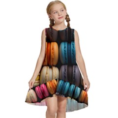 Macaroon Sweet Treat Kids  Frill Swing Dress by Pakjumat