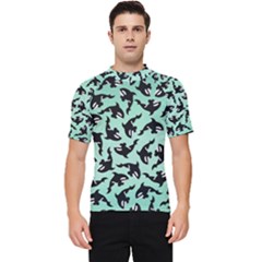 Orca Killer Whale Fish Men s Short Sleeve Rash Guard by Pakjumat