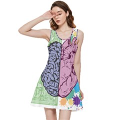 Brain Heart Balance Emotion Inside Out Racerback Dress by Maspions