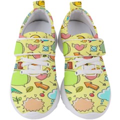 Cute Sketch Child Graphic Funny Kids  Velcro Strap Shoes by Hannah976