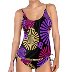 Seamless Halloween Day Of The Dead Tankini Set by Hannah976