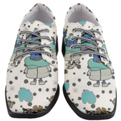 Little Cow Christmas  Women Heeled Oxford Shoes by ConteMonfrey