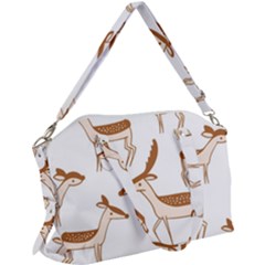 Seamless Deer Pattern Design Canvas Crossbody Bag by Hannah976