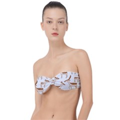 Seamless Deer Pattern Design Classic Bandeau Bikini Top  by Hannah976