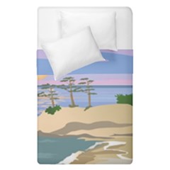 Vacation Island Sunset Sunrise Duvet Cover Double Side (single Size) by Sarkoni