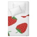 Seamless Pattern Fresh Strawberry Duvet Cover Double Side (Single Size) View2