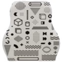 Pattern Hipster Abstract Form Geometric Line Variety Shapes Polkadots Fashion Style Seamless Car Seat Velour Cushion  View1