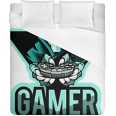 Gamer Illustration Gamer Video Game Logo Duvet Cover (california King Size) by Sarkoni