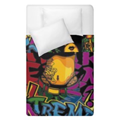 Xtreme Skateboard Graffiti Duvet Cover Double Side (single Size) by Sarkoni