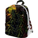 Grim Reaper Above Art  Monster Moon Letter Poster Zip Up Backpack View1