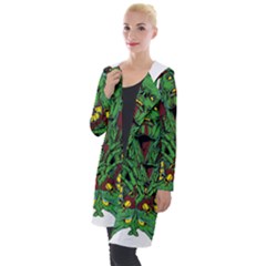 Zombie Star Monster Green Monster Hooded Pocket Cardigan by Sarkoni