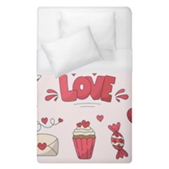 Hand Drawn Valentines Day Element Collection Duvet Cover (single Size) by Bedest