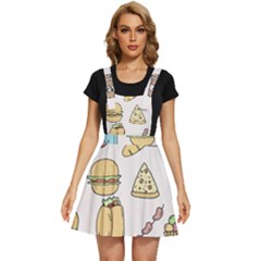 Dinner Meal Food Snack Fast Food Apron Dress by Apen