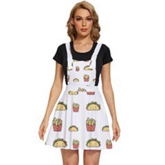 Fries Taco Pattern Fast Food Apron Dress by Apen