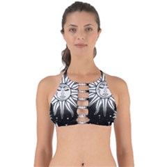 Sun Moon Star Universe Space Perfectly Cut Out Bikini Top by Ravend