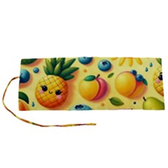 Fruits Fresh Sweet Pattern Roll Up Canvas Pencil Holder (s) by Ravend