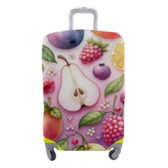 Fruits Apple Strawberry Raspberry Luggage Cover (small) by Ravend