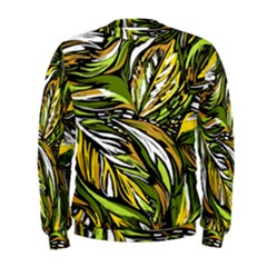 Foliage Pattern Texture Background Men s Sweatshirt by Ravend