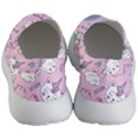 Beautiful Cute Animals Pattern Pink Women s Lightweight Slip Ons View4