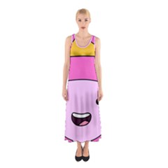 Adventure Time Princess Bubblegum Sleeveless Maxi Dress by Sarkoni