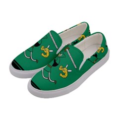 Adventure Time The Legend Of Zelda Women s Canvas Slip Ons by Sarkoni