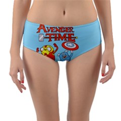 Adventure Time Avengers Age Of Ultron Reversible Mid-waist Bikini Bottoms by Sarkoni