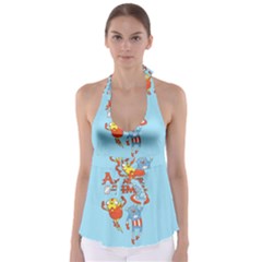 Adventure Time Avengers Age Of Ultron Tie Back Tankini Top by Sarkoni