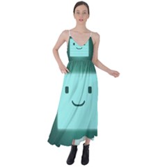 Adventure Time Bmo Tie Back Maxi Dress by Sarkoni