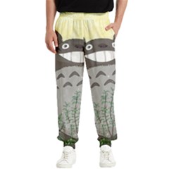 Illustration Anime Cartoon My Neighbor Totoro Men s Elastic Waist Pants by Sarkoni