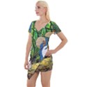 Anime My Neighbor Totoro Jungle Short Sleeve Asymmetric Mini Dress View1