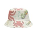 Underwater Seamless Pattern Light Background Funny Inside Out Bucket Hat View2