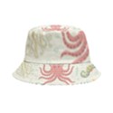 Underwater Seamless Pattern Light Background Funny Inside Out Bucket Hat View4