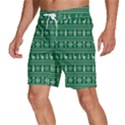 Wallpaper Ugly Sweater Backgrounds Christmas Men s Beach Shorts View2